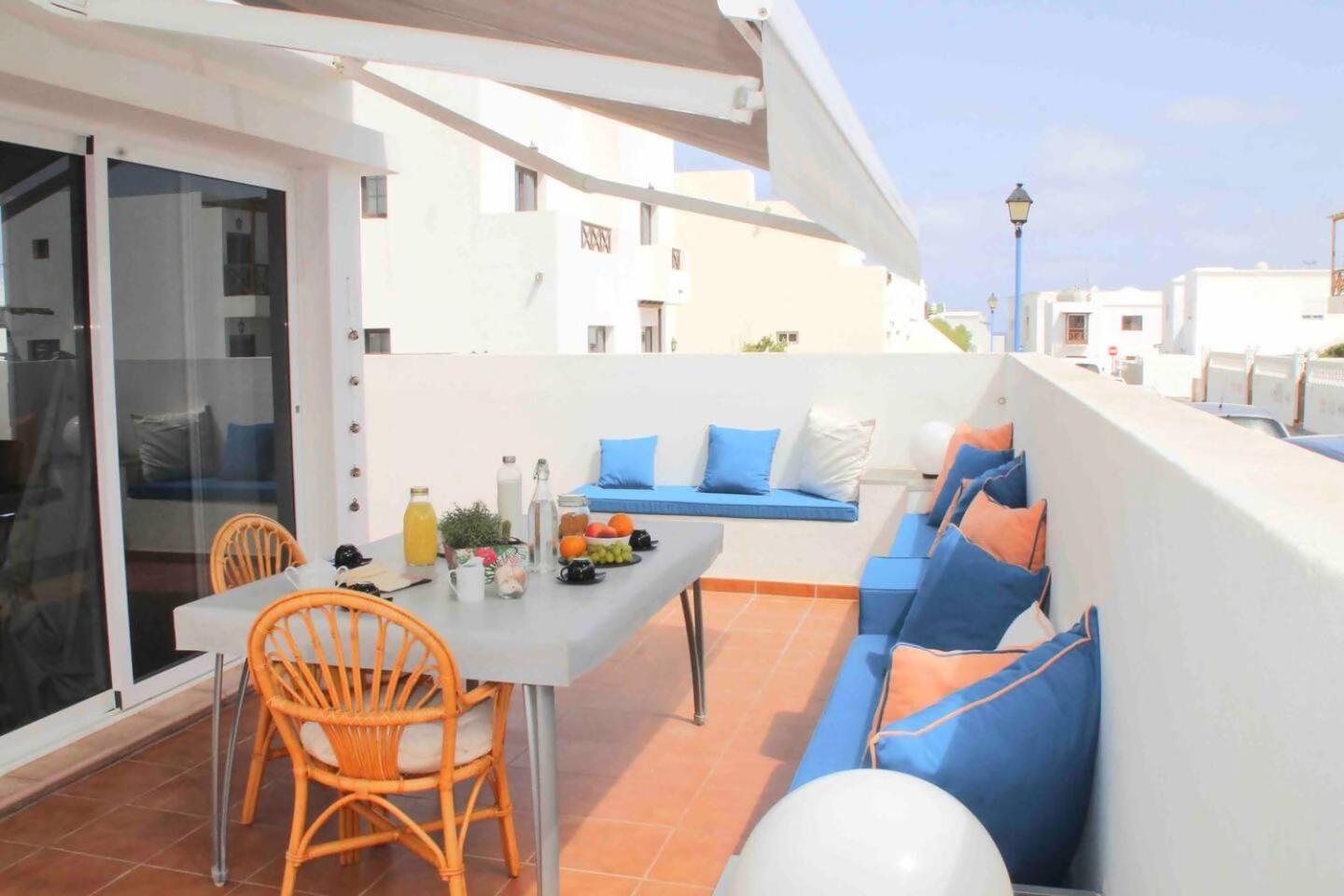 Gran terraza, 1 minuto de las piscinas naturales Punta Mujeres Exterior foto